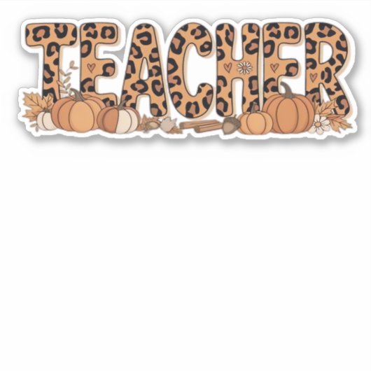 Lehrer Oversized T - Shirt Aufkleber (Vorderseite)