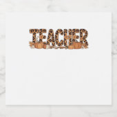 Lehrer Oversized T - Shirt Schaumweinetikett (Einzelnes Label)