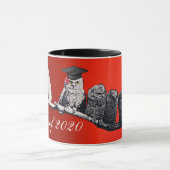 LEHRER OWL, KLEINE EIGENSCHAFT Rot Tasse (Zentrum)