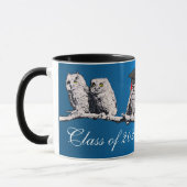 LEHRER OWL, KLEINE EIGENSCHULAGSPARTEI Blau Tasse (Links)