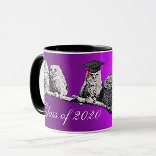 LEHRER OWL, KLEINE EIGENSCHULAGSPARTEI Lila Tasse