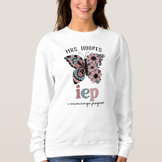 Lehrer passt Geschenke zurück Drucken Custom Boho Sweatshirt (Vorderseite)