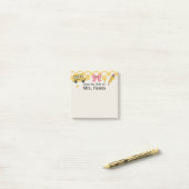 Lehrer Personalisierte Post-It-Notes Post-it Klebezettel (Auf Schreibtisch)