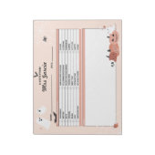 Lehrer Personalisierter Notepad, Hinweis von Lehre Notizblock (Rotiert)