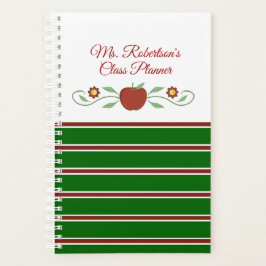 Lehrer Personalisierter Tagesplaner Planer