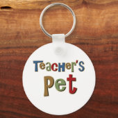 Lehrer Pet farbenfroh Schlüsselanhänger (Vorderseite)