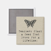 Lehrer Pflanze A Samenmagnet Magnet (Vorderseite/Rückseite)