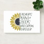 Lehrer Pflanze Samen, die für immer wachsen Post-it Klebezettel (Büro)