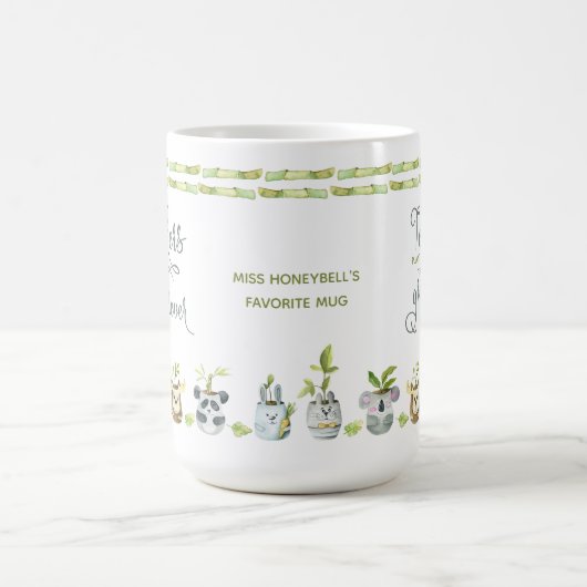 Lehrer Pflanze Samen, die für immer wachsen Süße T Kaffeetasse (Mittel)