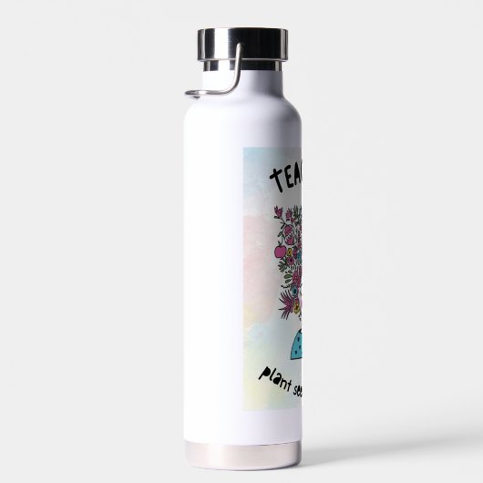 Lehrer Pflanze Samen Lehrer Vielen Dank Trinkflasche (Rechts)