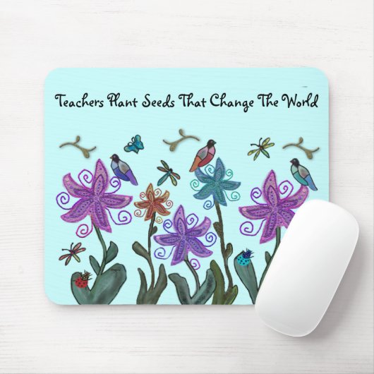 Lehrer-Pflanze sät Mousepad (Mit Mouse)
