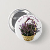Lehrer Pflanze Seeds Lavender Button (Vorne & Hinten)
