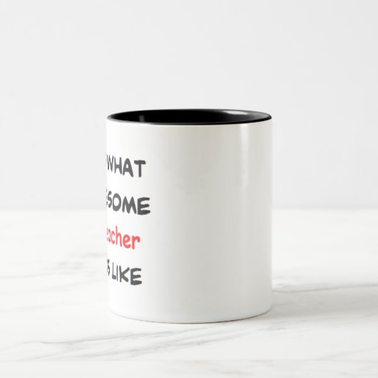 Lehrer, phantastisch zweifarbige tasse (Mittel)