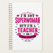 Lehrer-Planer Buch Wochenendgeschenke Funny Geburt Planer (Vorderseite)