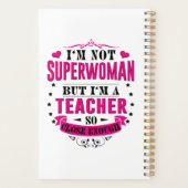 Lehrer-Planer Buch Wochenendgeschenke Funny Geburt Planer (Rückseite)