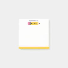 Lehrer Post IT Notes - Stift Personalisiert