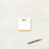 Lehrer Post IT Notes - Stift Personalisiert Post-it Klebezettel (Auf Schreibtisch)