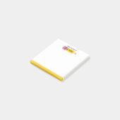 Lehrer Post IT Notes - Stift Personalisiert Post-it Klebezettel (angewinkelt)