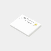 LEHRER POST IT NOTIEREN PERSONALISIERTES FLUGZEUG POST-IT KLEBEZETTEL (angewinkelt)