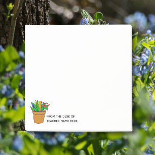 Lehrer-Post-It-Notizen mit Namenspersonalisierung Post-it Klebezettel