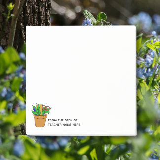 Lehrer-Post-It-Notizen mit Namenspersonalisierung Post-it Klebezettel