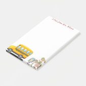 Lehrer-Post-Itanmerkungen (personalisiert) Post-it Klebezettel (angewinkelt)