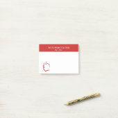 Lehrer posten Sie es mit Apple Post-it Klebezettel (Auf Schreibtisch)