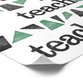 Lehrer Poster - Funny Teaching Art Print Grammar (Ecke)