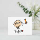 Lehrer Postkarte (Stehend Vorderseite)