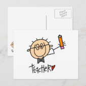 Lehrer Postkarte (Vorne/Hinten)
