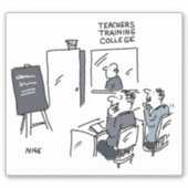 Lehrer prangern. Lehrerausbildung Aufkleber (Vorderseite)