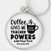 Lehrer - Premium Round Schlüsselanhänger (Vorne)