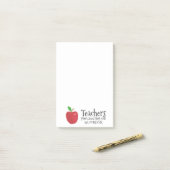 Lehrer Redewendungen Single Pflanze Samen von rote Post-it Klebezettel (Auf Schreibtisch)