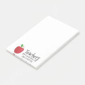 Lehrer Redewendungen Single Pflanze Samen von rote Post-it Klebezettel (angewinkelt)