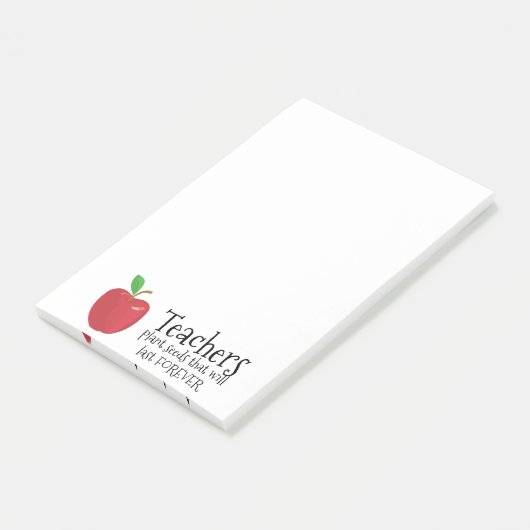 Lehrer Redewendungen Single Pflanze Samen von rote Post-it Klebezettel (angewinkelt)