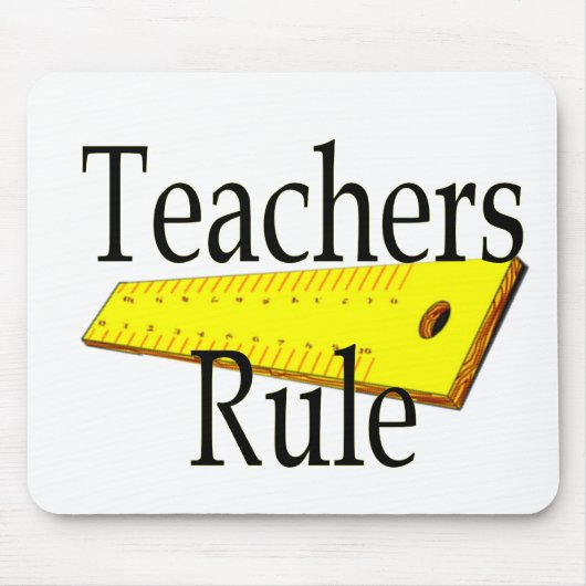 Lehrer-Regel Mousepad (Vorne)