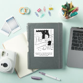 Lehrer Rehearsing Nativplay Cartoon Aufkleber (iPad Hülle)