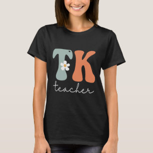 Lehrer Retro Groovy Vintag glücklicher erster Tag T-Shirt