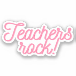 Lehrer Rock! Aufkleber