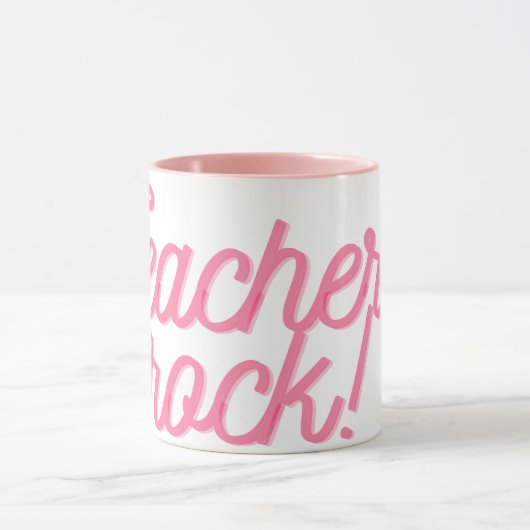 Lehrer Rock! Tasse (Zentrum)