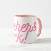 Lehrer Rock! Tasse (VorderseiteRechts)