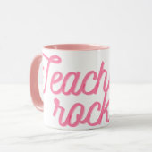 Lehrer Rock! Tasse (Vorderseite Links)