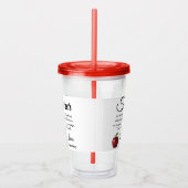 Lehrer Rockstar Gewohnheit Acryltrinkbecher (Rechts)