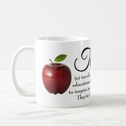 Lehrer Rockstar Tasse (Links)