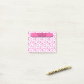 Lehrer-rosa Mathe bearbeitet Posten-it® Post-it Klebezettel (Auf Schreibtisch)