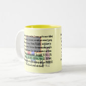 Lehrer-Ruhestands-"geisteskranke Eltern-" Zweifarbige Tasse (Vorderseite Links)