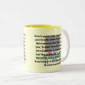 Lehrer-Ruhestands-"geisteskranke Eltern-" Zweifarbige Tasse (VorderseiteRechts)