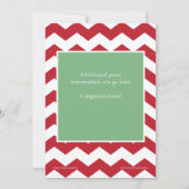 Lehrer-Ruhestands-Party Einladung (Rückseite)