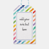 Lehrer Samen von Wissensgeschenketiketten Geschenkanhänger (Rückseite)