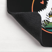 Lehrer-Saurus Lustiges Dinosaurier-Lehrer-Design T Mousepad (Ecke)